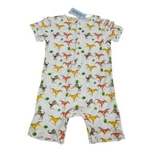 NWT Tickety-boo 18/24M Galloping Horses Short Romper